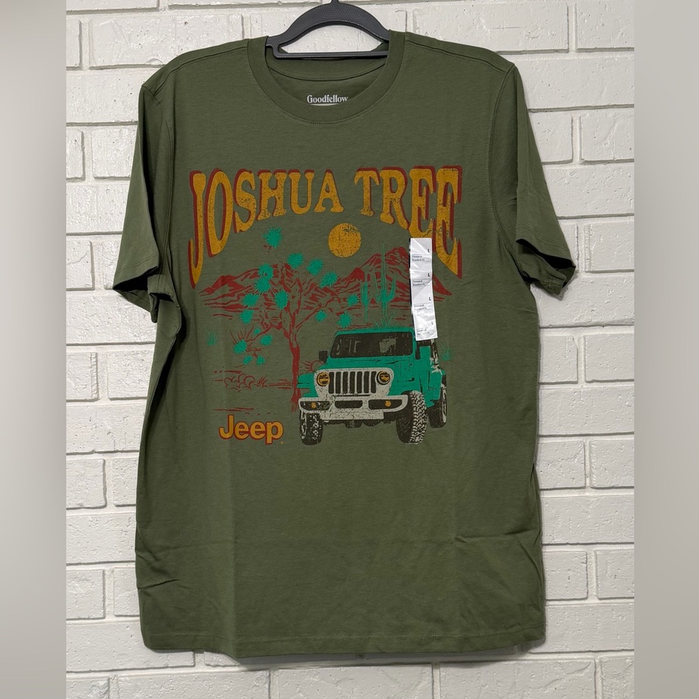 Men’s Goodfellow X Jeep Joshua Tree tee. Size L. NWT